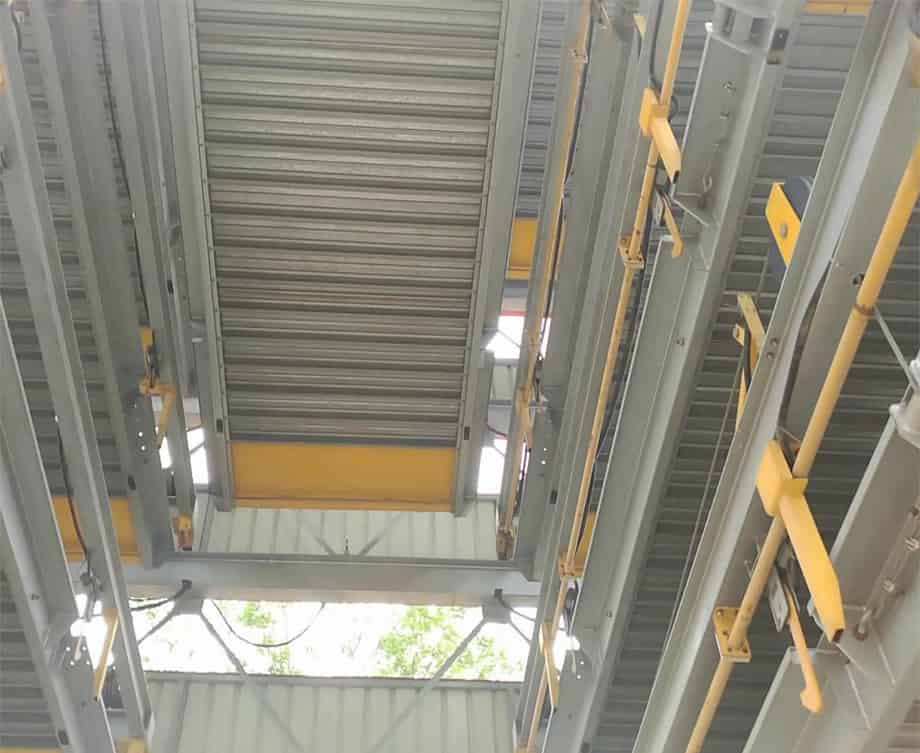 PSH7七層升降橫移機械立體停車位設備